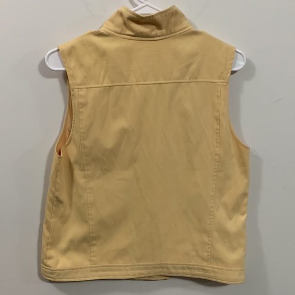 Haley Reserve Lined polyester blend soft cream colored vest. size M beautiful! - Picture 2 of 4
